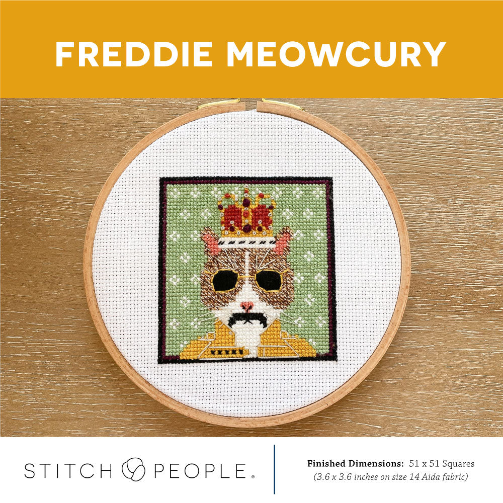 Stitch People Presents "the Meow the Merrier" - Freddie Meowcury !!!