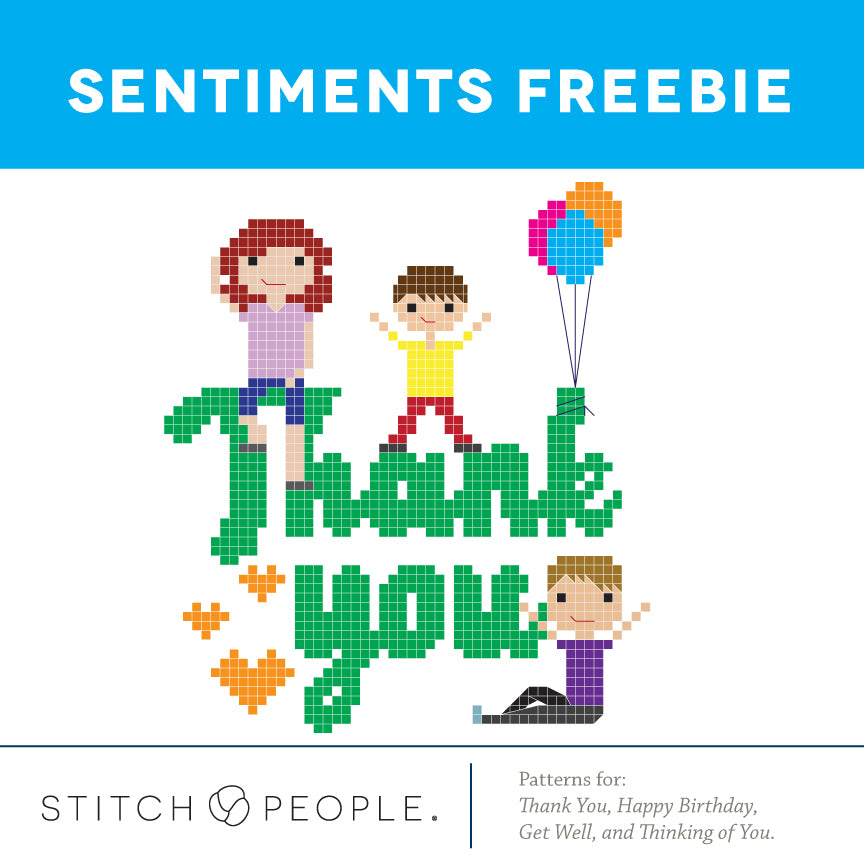 Stitch People Day Free Pattern!