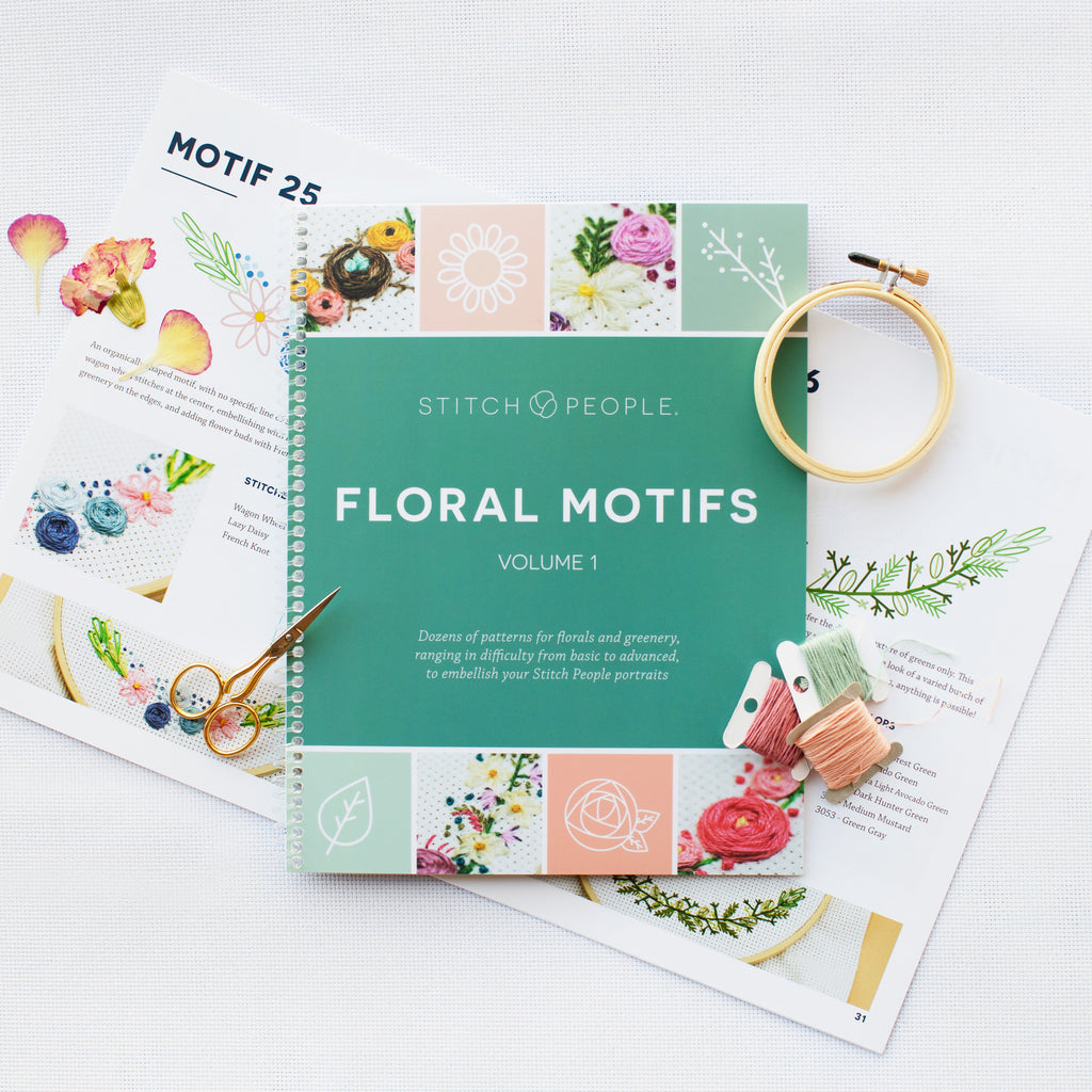 Stitch People Floral Motifs - Volume 1