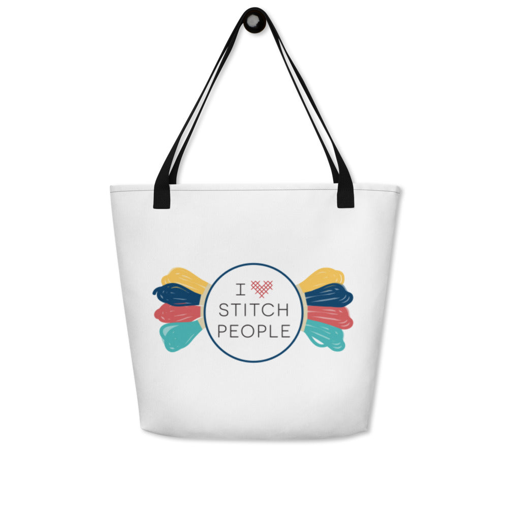 Stitch People Heart Floss - Beach Bag