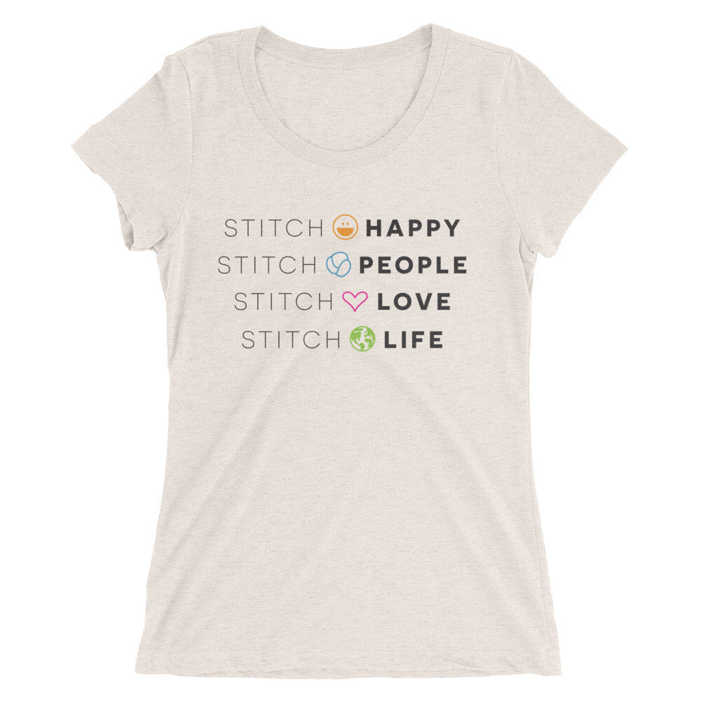 Stitch Happy Ladies' Short Sleeve T-Shirt
