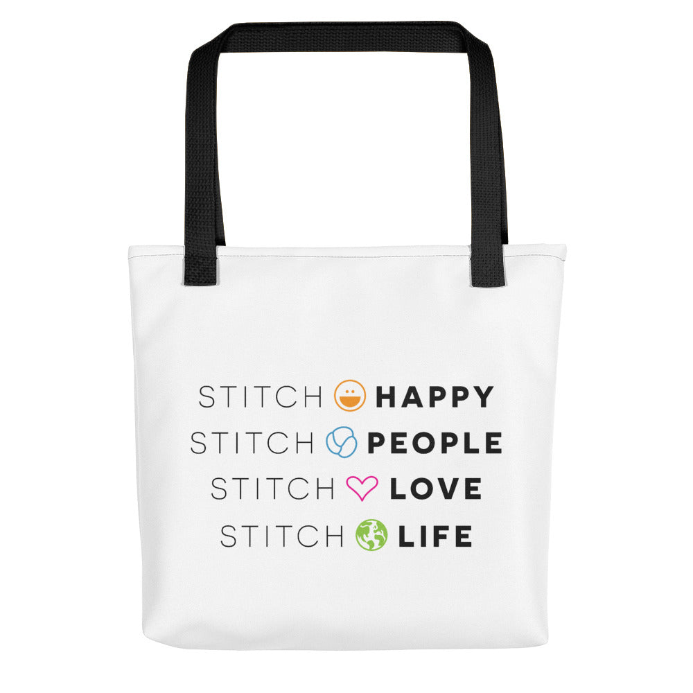 Stitch Love Cotton Tote Bag