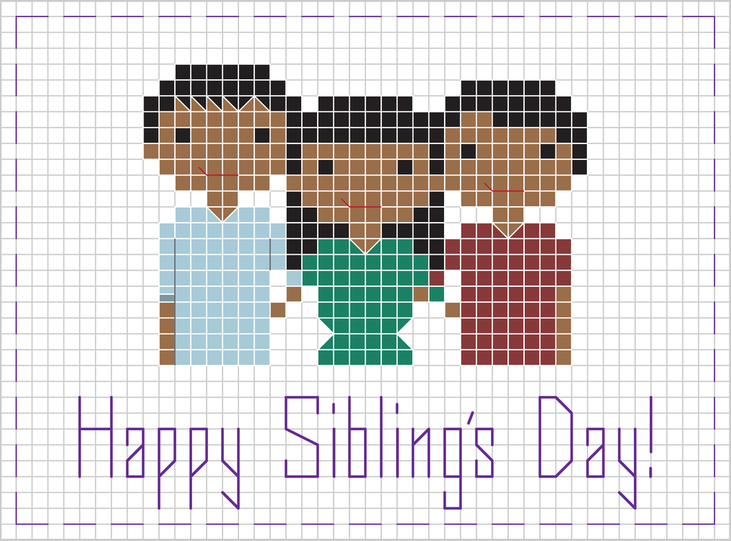 Free Sibling's Day Pattern