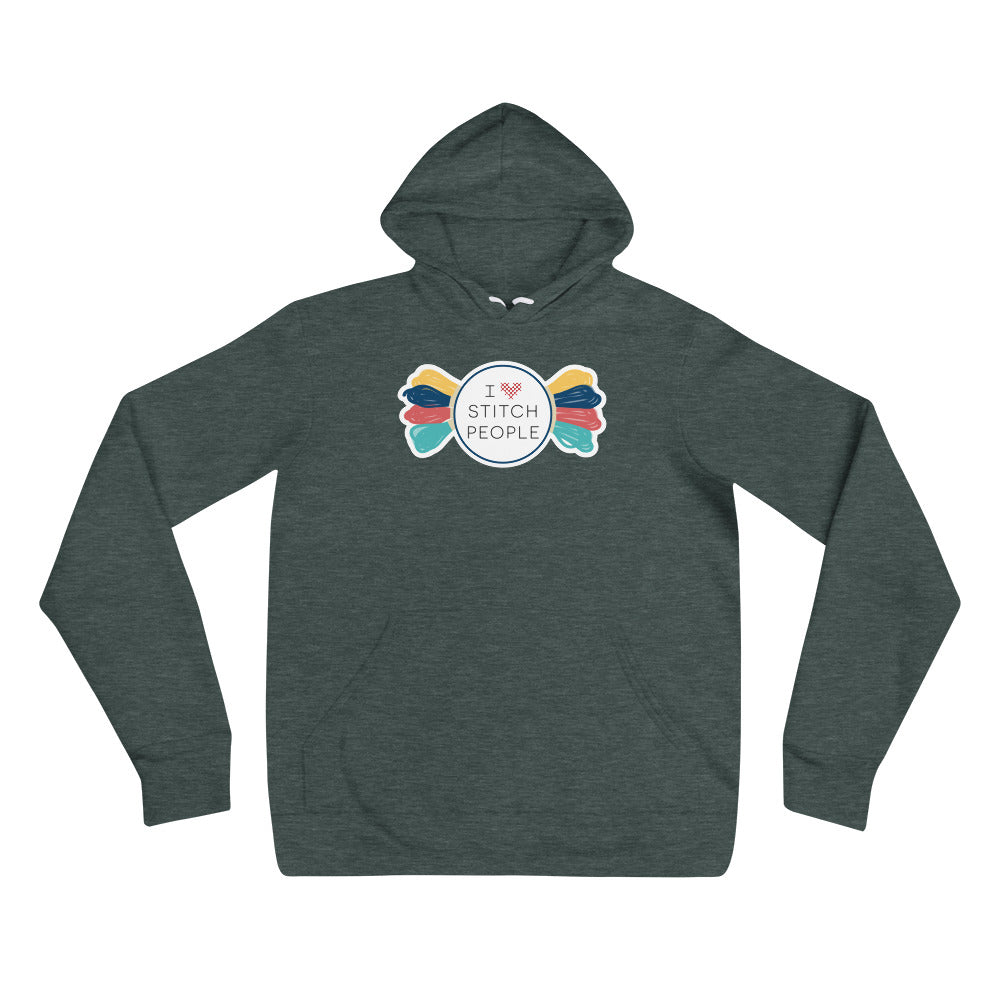Stitch People Heart Floss - Unisex hoodie