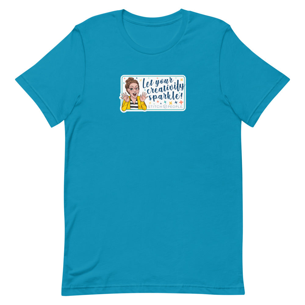 Let Your Creativity Sparkle - Short-Sleeve Unisex T-Shirt